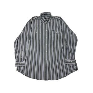 Faconnable Men's XL Long Sleeve Button Down Shirt Striped Designed‎ in France